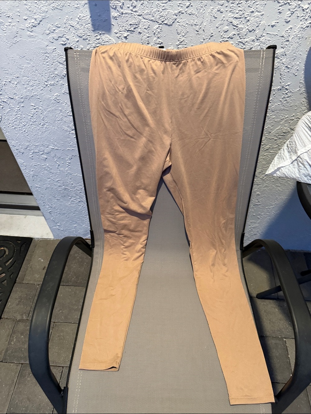 Fashion Nova Nude/Tan High-Waist Leggings